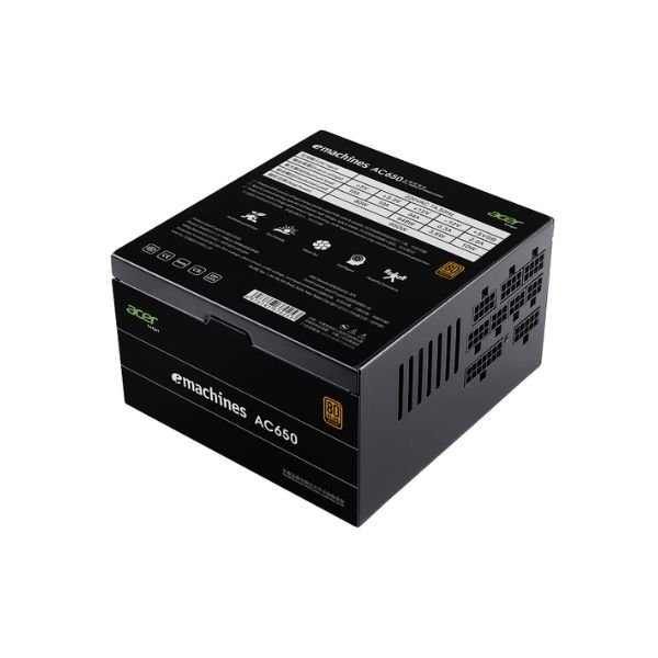 ACER GADGET AC650 BLACK 80 PLUS BRONZE FULL MODUAR POWER SUPPLY UNIT - Image 4