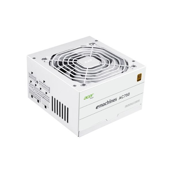 ACER GADGET AC750W WHITE 80 PLUS BRONZE FULL MODULAR POWER SUPPLY UNIT - Image 4