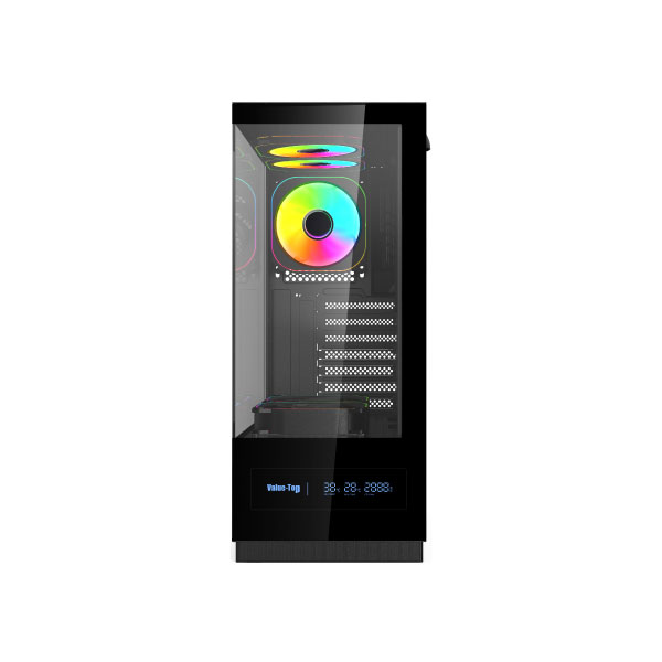 Value-Top AUNIX 80F3D ATX Gaming Case with Temperature display - Image 2