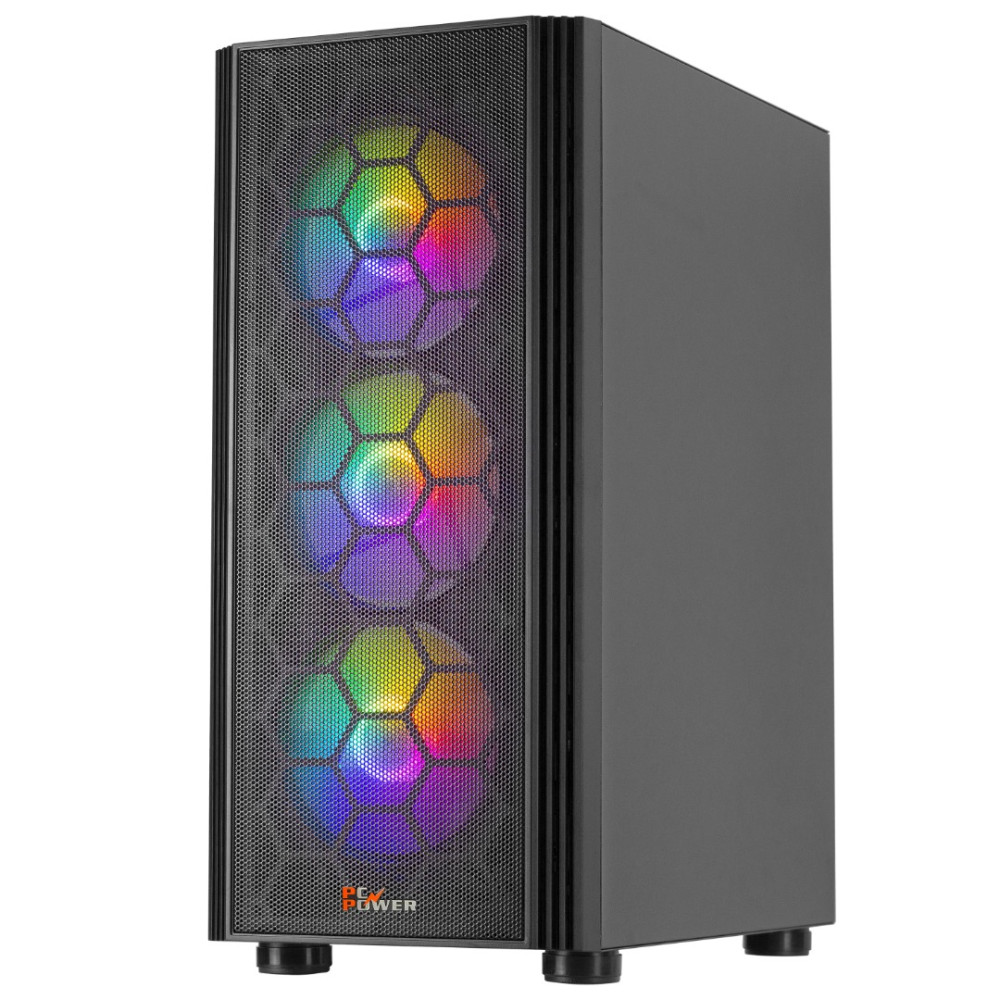 Pc Power PG-GC2302 BK Casing With 4 FANS and 550W PSU - Image 3