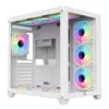PC Power ICEBERG V2 White With 650W PSU AND 10 FANS Gaming Case