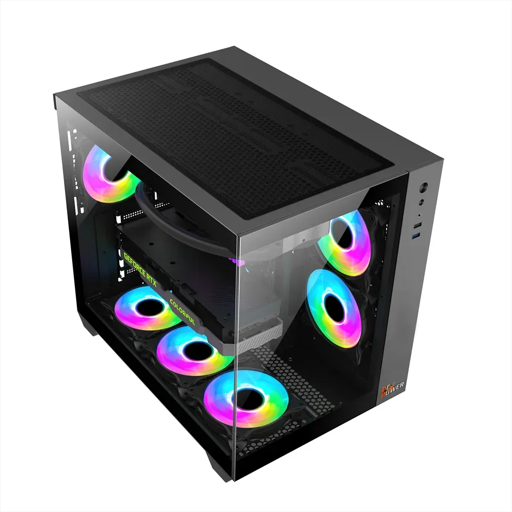 PC Power PG-H600 BK Iceland M-Atx/ Atx Gaming casing - Image 3