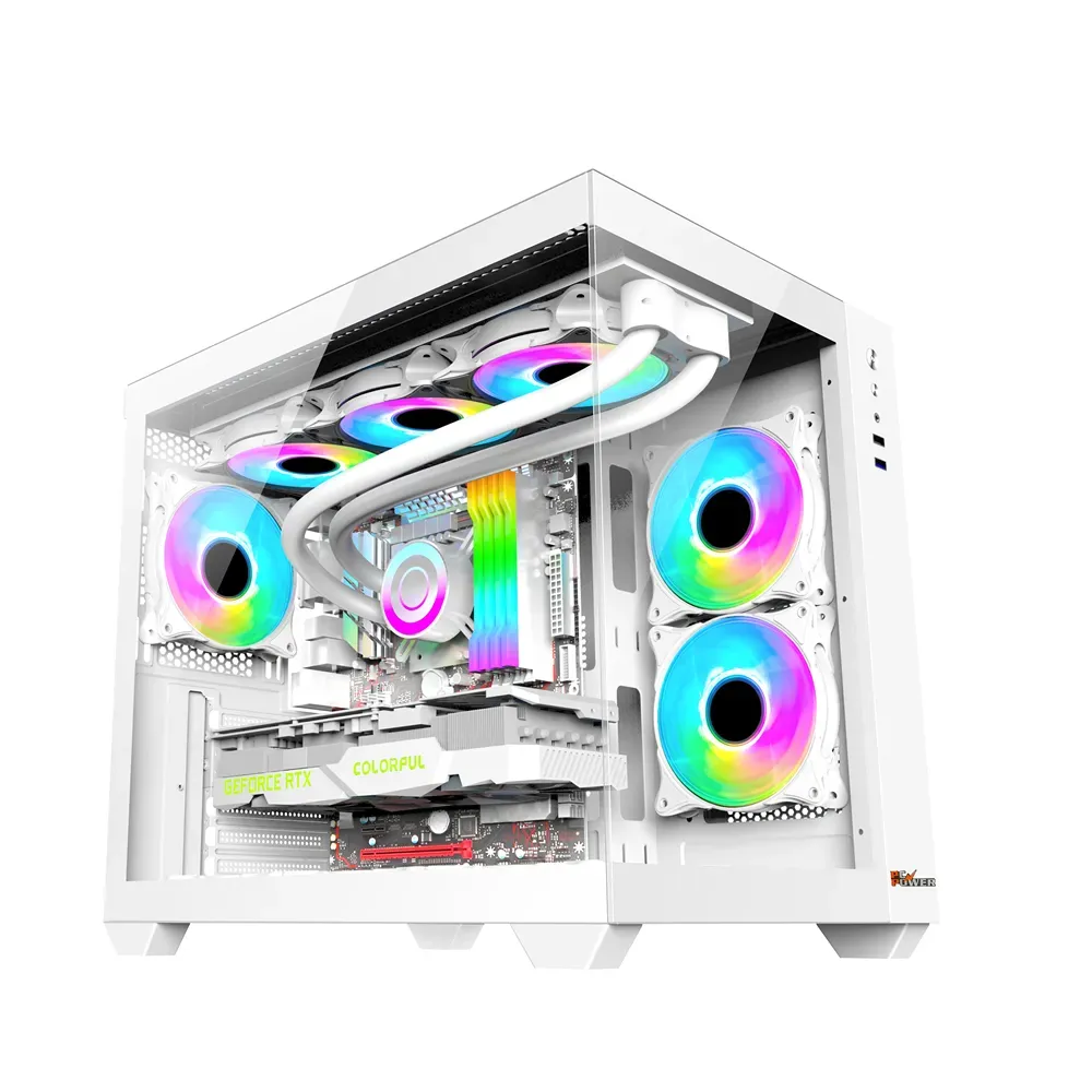 PC Power PG-H600 WH Iceland M-Atx/ Atx Gaming casing