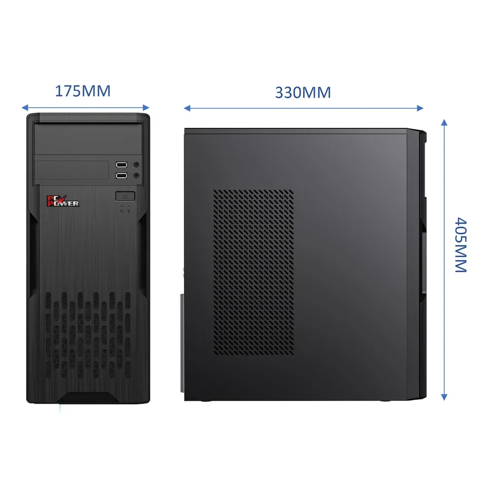 Pc Power PC404 ATX Desktop Casing with Power Supply - Image 2