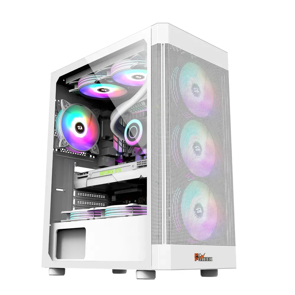PC Power PG-H350 WH Icy Mesh M-Atx/Atx Gaming casing