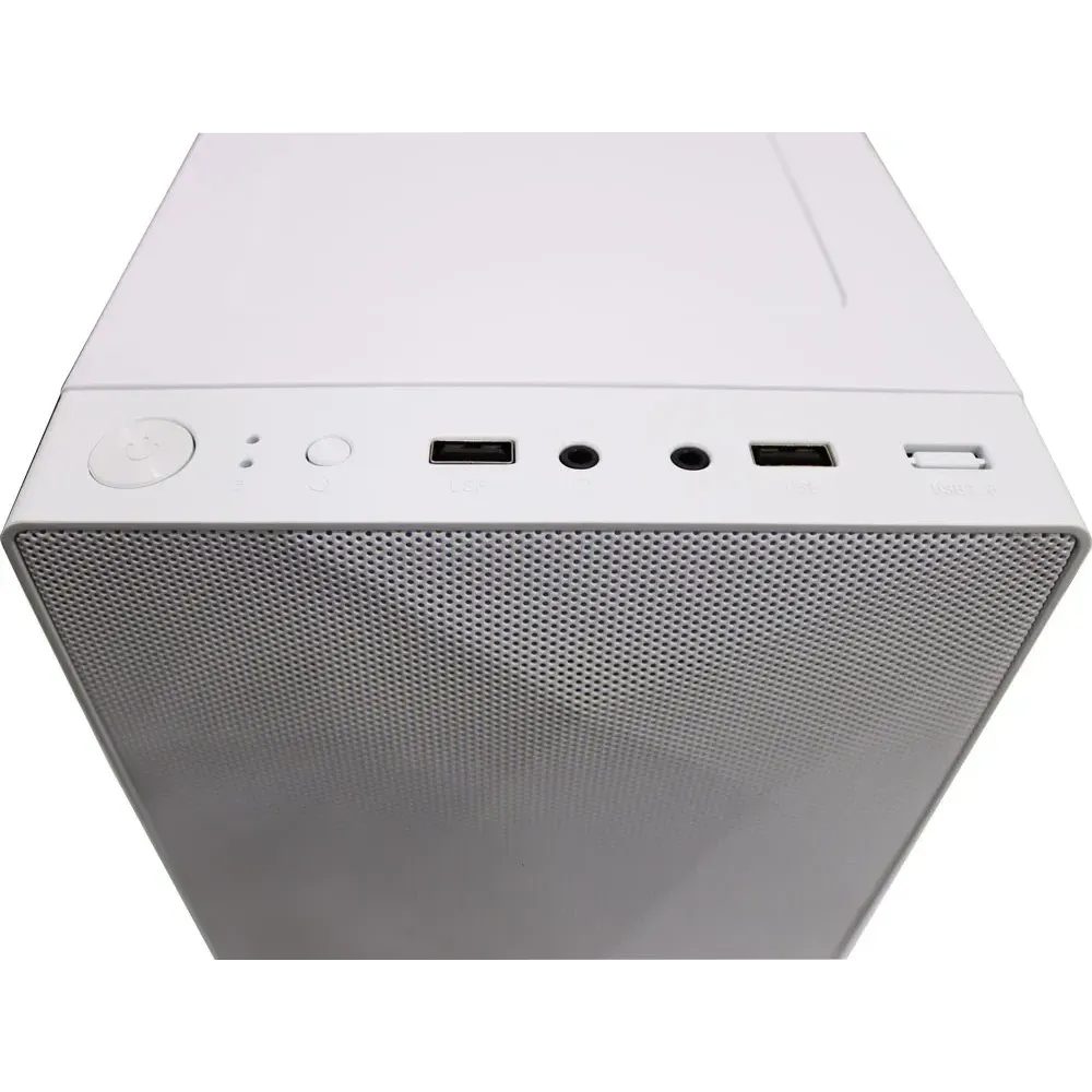 PC Power PP-X2603 WH Micro-Atx Shattered Web Mesh Computer Case - Image 2