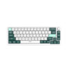 PC Power K68 TRI-MODE Keyboard (Keycap White, Green, Cyan)