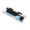 PC POWER K98 Gaming RGB Mechanical Keyboard (Keycap White & Black + Blue)