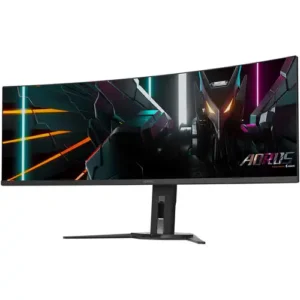 Alternative view of Gigabyte AORUS CO49DQ 49" 144 Hz Ultrawide Curved DQHD Gaming Monitor