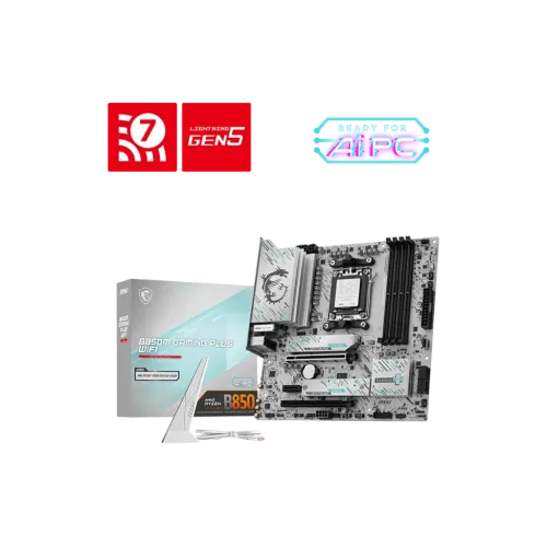 MSI B850M GAMING PLUS WIFI AM5 mATX Motherboard