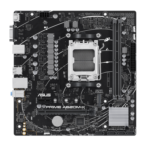 Asus PRIME A620M-K-CSM AM5 mATX Motherboard - Image 2