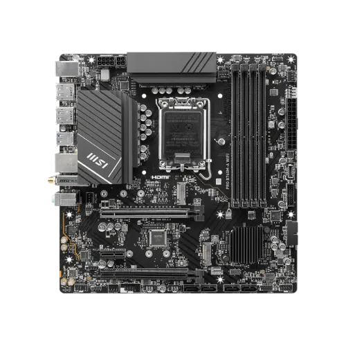 MSI PRO B760M-A WIFI mATX Motherboard - Image 2