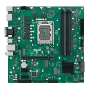 Alternative view of ASUS PRO B760M-C-CSM Micro-ATX Motherboard
