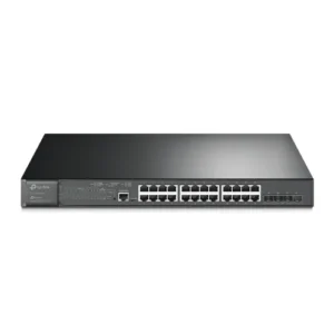 Alternative view of TP-Link TL-SG3428XMP JetStream 24-Port L2+ Managed Gigabit PoE Switch