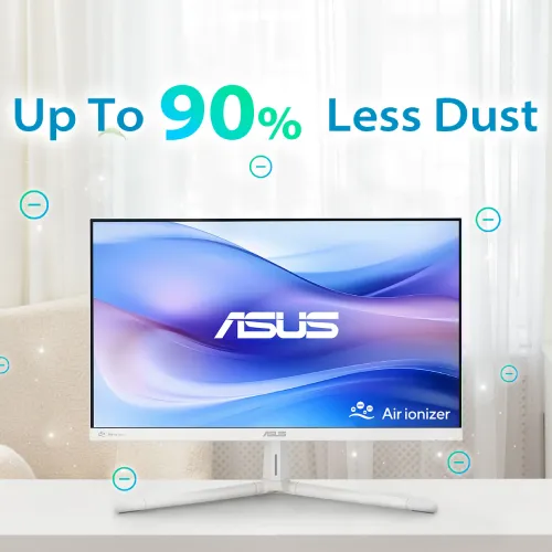 Asus VU249HFI-W 24" 100Hz IPS FHD Eye Care Monitor With Air Ionizer - Image 5